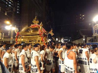 天神祭 宮入りの最後の玉神輿
