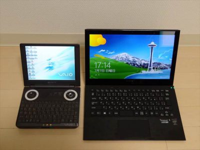 VAIO U101(左) とVAIO Pro 11(右)