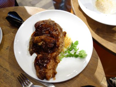牛サーロインステーキ フォアグラ載せ