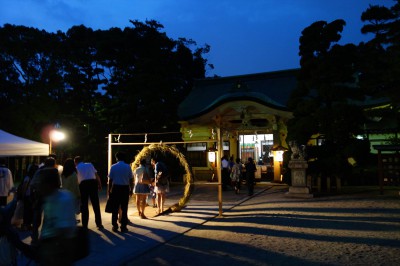 大江神社 茅の輪くぐり