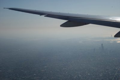 大阪上空