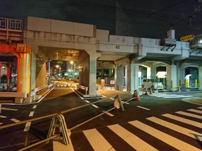 環状線との交差部分
