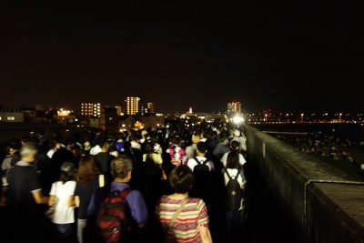 淀川花火大会帰り道