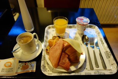 Quentin England Hotelの朝食