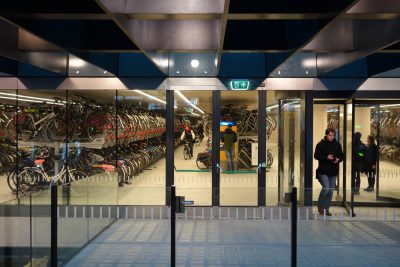デルフト駅の巨大な自転車置き場