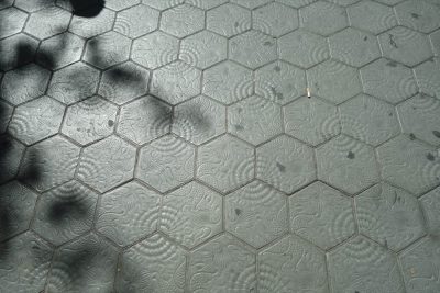 グラシア通りの歩道