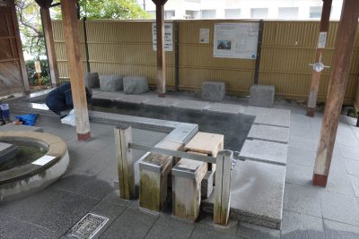 松江しんじ湖温泉駅の足湯