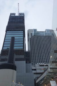 南海会館ビルと南海サウスタワービル