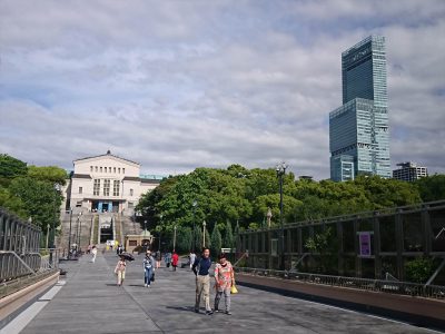 大阪市立美術館とあべのハルカス