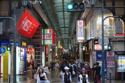 15時55分頃の心斎橋筋商店街