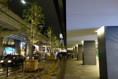 スカイオ横の通り