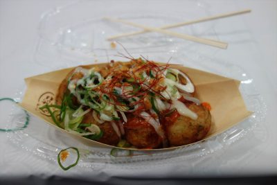 ホットねぎチリ 練乳マヨ たこ焼き