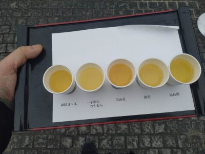 出汁の試飲