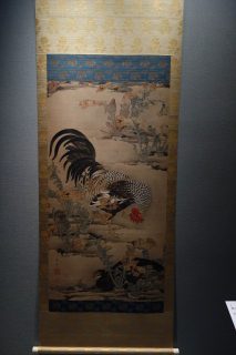 伊藤若冲 蕪に双鶏図