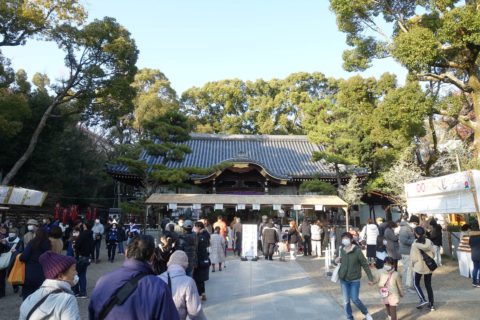 杭全神社 拝殿