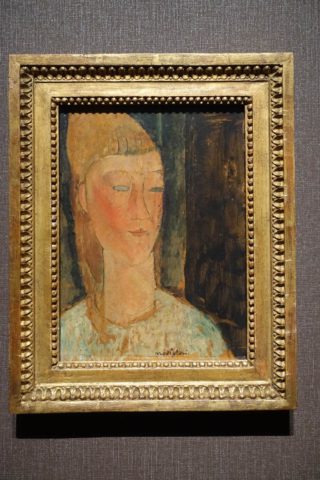 モディリアーニ「少女の肖像」