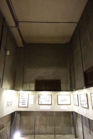 旧黒田藩蔵屋敷長屋門の内部