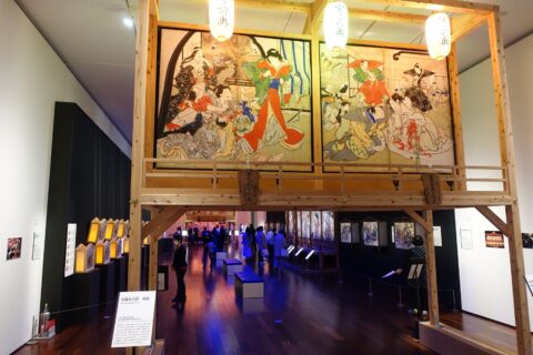 展覧会会場内