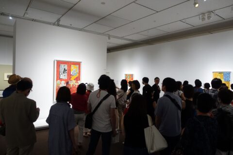 マティス展の2番目のフロア
