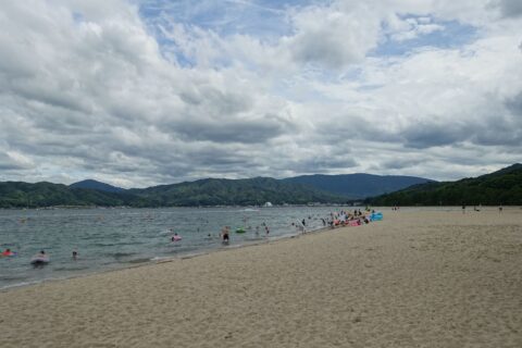 天橋立の海水浴場