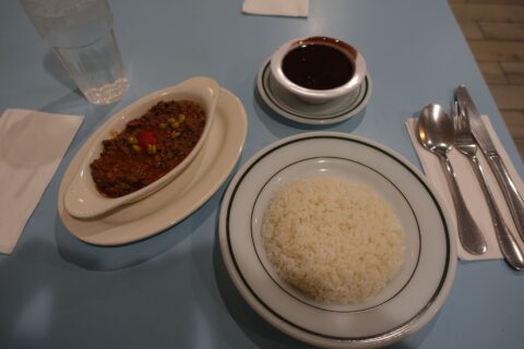 キューバ料理屋での晩飯