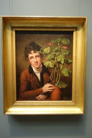 Rembrandt Peale -  Rubens Peale with a Geranium
