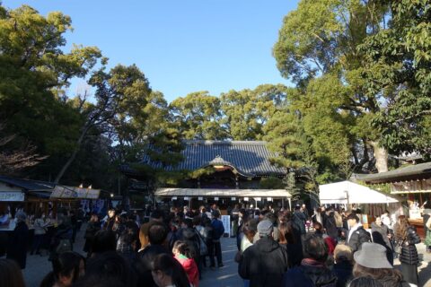 杭全神社 拝殿