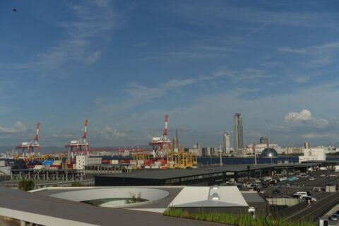 レイガーデンの上からの景色