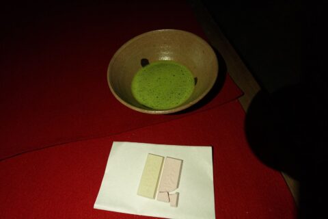 抹茶と落雁