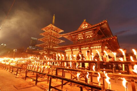 四天王寺の万灯供養