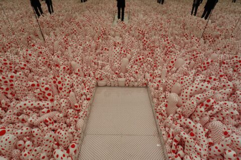 草間彌生 無限の鏡の間―ファルスの原野(または フロアーショー)